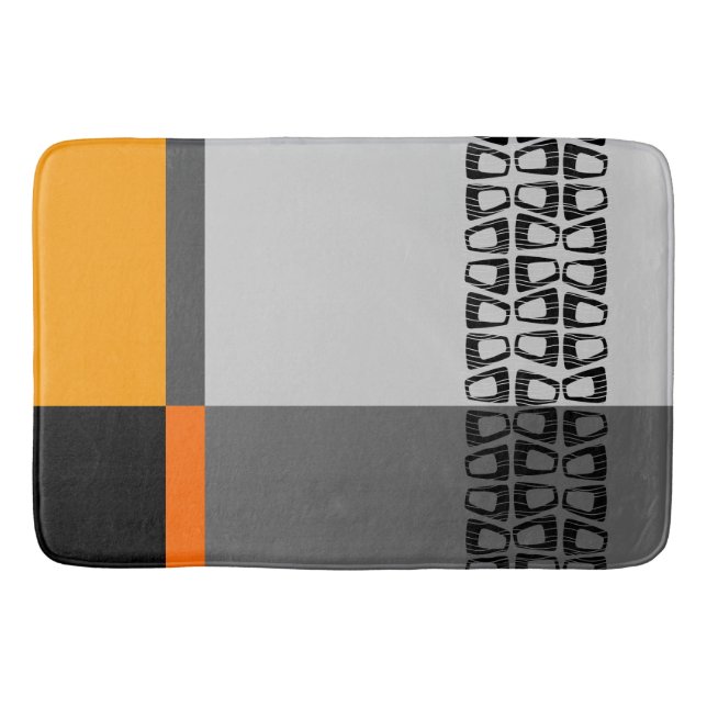 Retro Colour Block Bath Mat (Front)