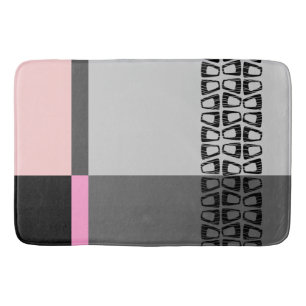 Retro Colour Block Bath Mat