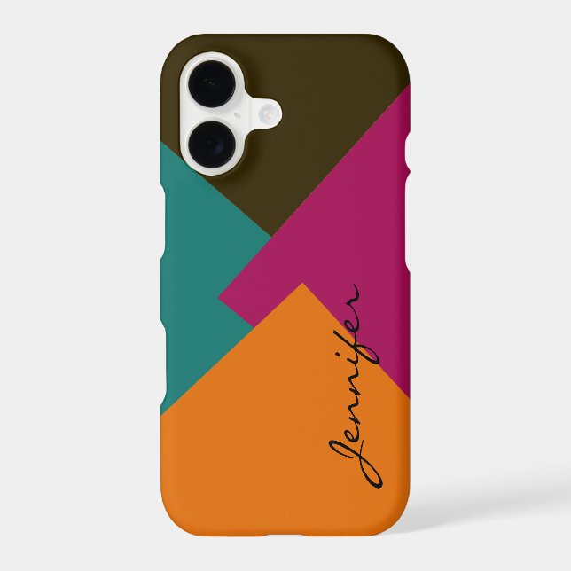 Retro Colour Geometric Pattern #8 (Back)