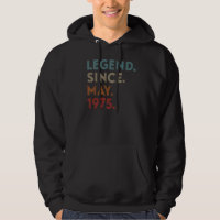 Retro Colour Legend Since May 1975 Vintage Birthda