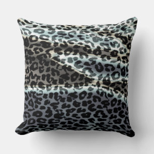 Retro Colour Leopard Print Skin #11 Cushion