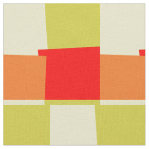 Retro Colour Modern Geometric Pattern #3 Fabric