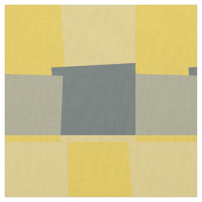 Retro Colour Modern Geometric Pattern #5 Fabric (Close Up)