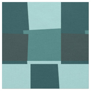 Retro Colour Modern Geometric Pattern #7 Fabric