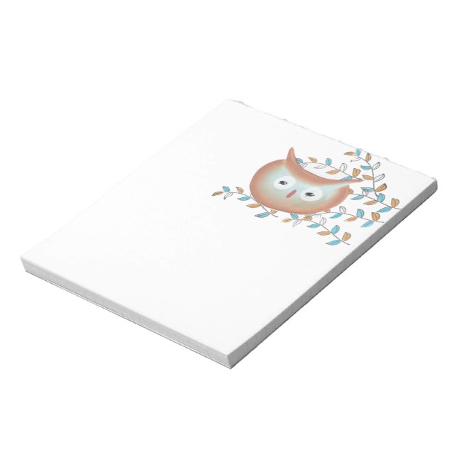 Retro Colour Owl Note Pad (Rotated)