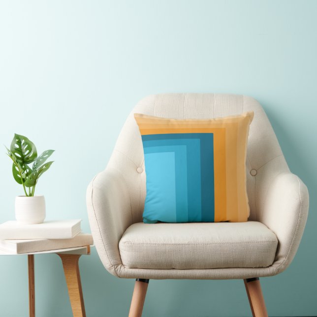 Retro Colour Palette Cushion (Chair)
