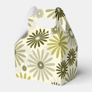 retro colour pastel floral seamless favour box