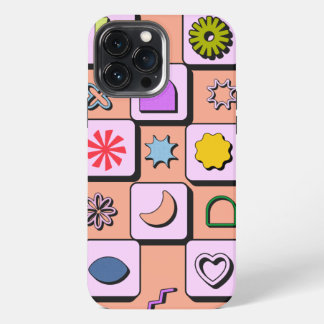 Retro Colour Pattern Personalised Case-Mate iPhone 13 Pro Max Case