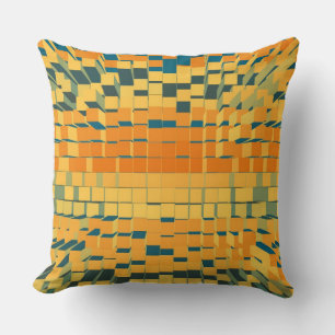 Retro Colour Stripes #8 Cushion