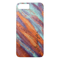 Retro Colour Wood Grain Texture #2