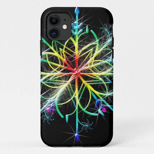 Retro Coloured Star Case-Mate iPhone Case (Back)