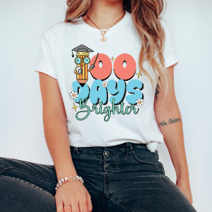 Retro Colourful 100 Days Brighter T-Shirt