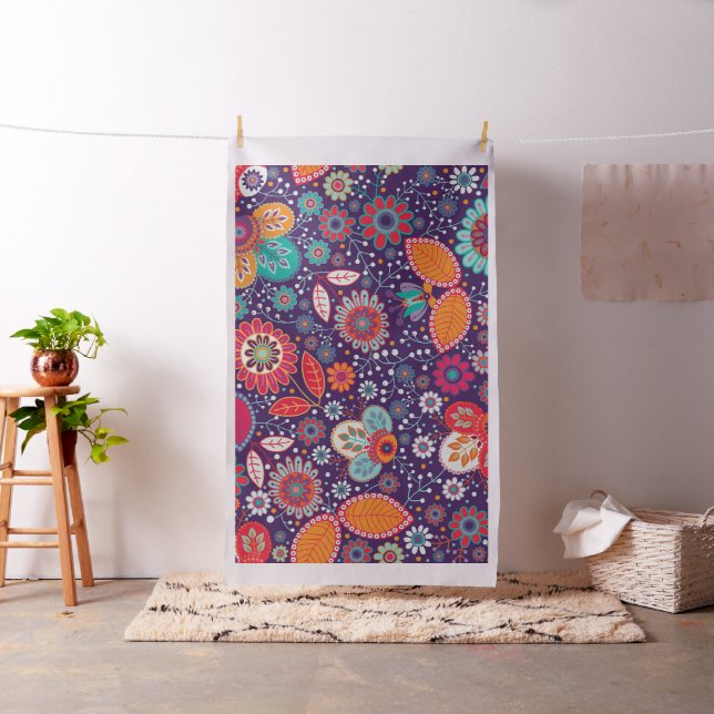 Retro Colourful Beautiful Boho Bohemian Fabric (In Situ)