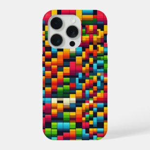 Retro Colourful Block Mosaic Phone Case - Vibrant