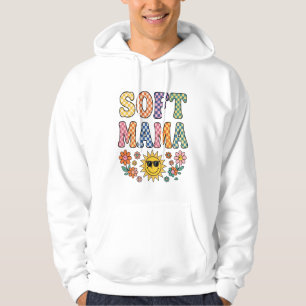 Retro Colourful Chequered Soft Mama PNG - Vintage Hoodie