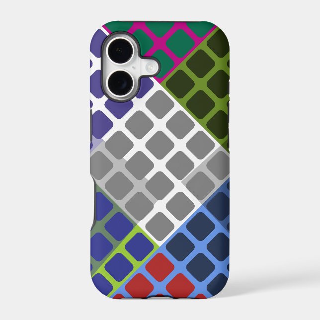 Retro Colourful Diamond Argyle (Back)