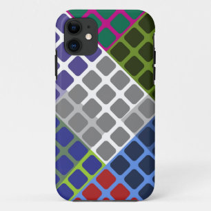 Retro Colourful Diamond Argyle iPhone 11 Case