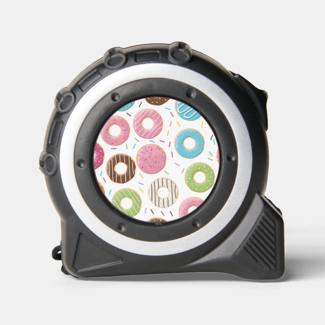 Retro Colourful Doughnuts Pattern Minimalist Fun P 1 (Front)