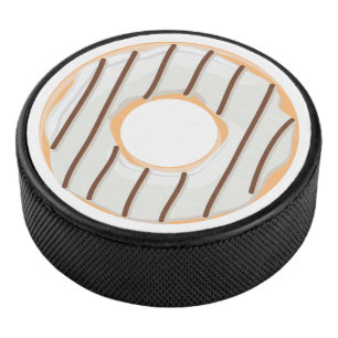 Retro Colourful Doughnuts Pattern Minimalist Fun P Hockey Puck