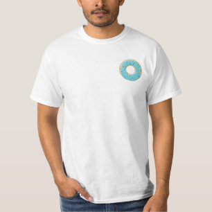 Retro Colourful Doughnuts Pattern Minimalist Fun P T-Shirt