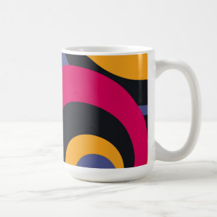 Retro Colourful Fifties Abstract Art 2 Coffee Mug