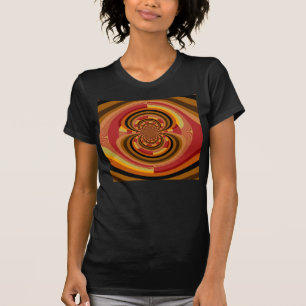 Retro Colourful Floral Art Nouveau Decoration T-Shirt