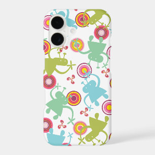 Retro Colourful Fun Cute Boy Cartoon Aliens Casing