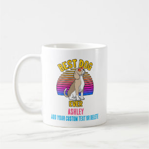 Retro Colourful Funny Beagle Dog Coffee Mug