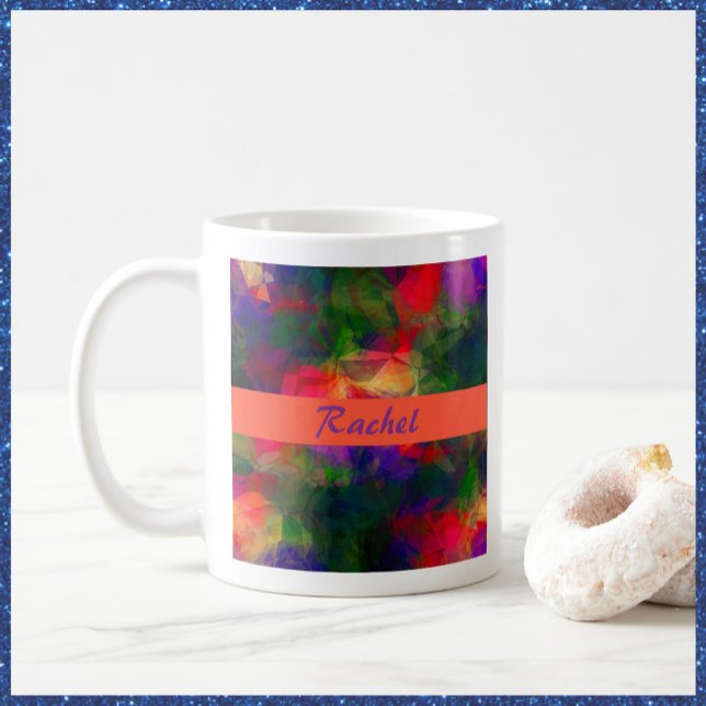 Retro Colourful Hippie Coffee Mug (Creator Uploaded)