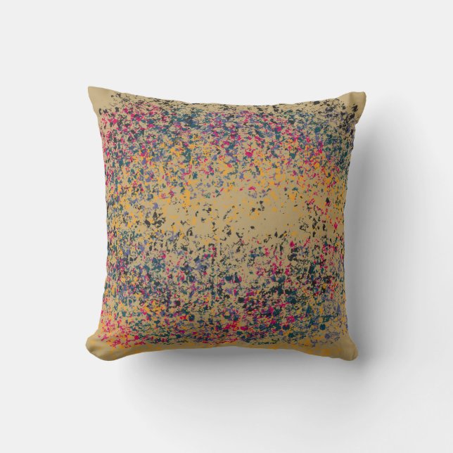 Retro Colourful Lips #2 Cushion (Front)