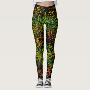 Retro Colourful Lips #3 Leggings