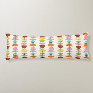 Retro Colourful Nests Body Pillow