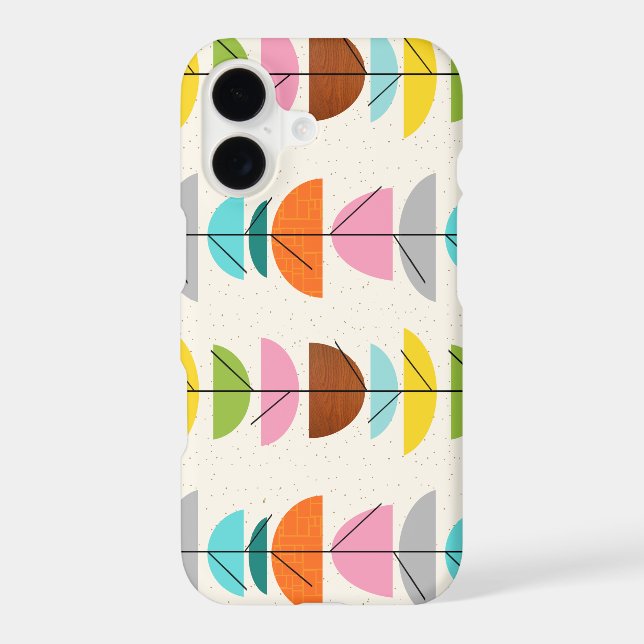 Retro Colourful Nests iPhone 7 Case (Back)