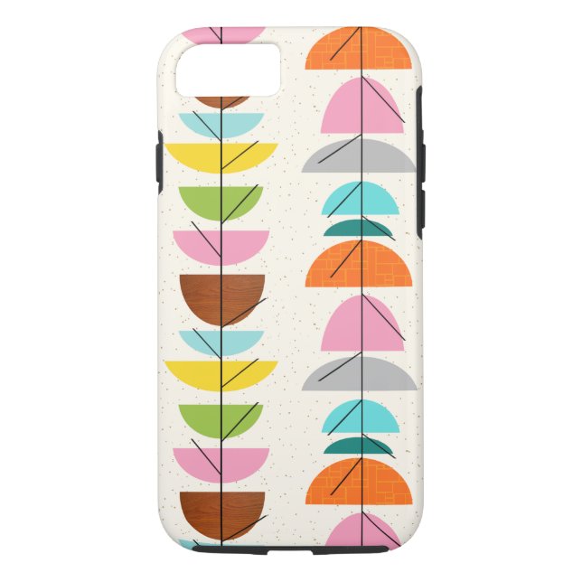 Retro Colourful Nests iPhone 7 Case (Back)