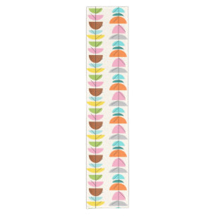 Retro Colourful Nests Table Runner