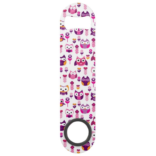 retro colourful owl bird pattern (Front)