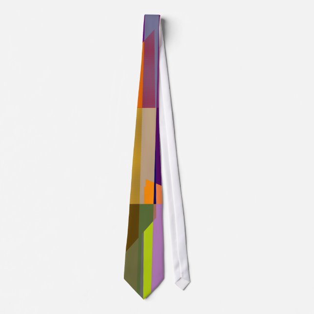 Retro Colourful Pop Art 2 Tie (Front)