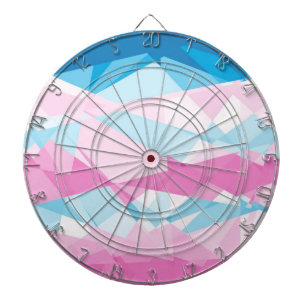 Retro colourful seamless cubism art 3 dartboard