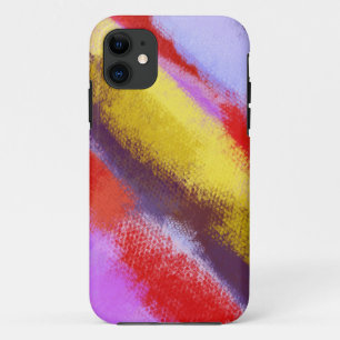 Retro Colours Abstract Art 29 iPhone 11 Case