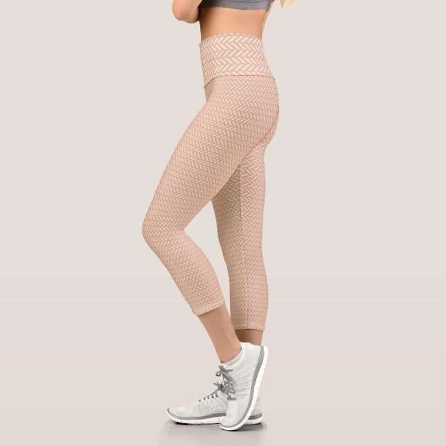 Retro Colours Capri Leggings (Left)