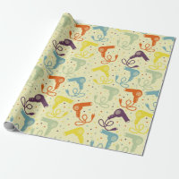 Retro Colours Hairdryers Blow Dryers Patterned