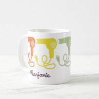 Retro Colours Hairdryers Blow Dryers Personalised