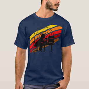Retro Colours Ham Radio Operator - Worn Vintage T-Shirt