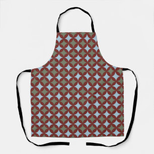 Retro Colours Mid Century Modern Circles Apron
