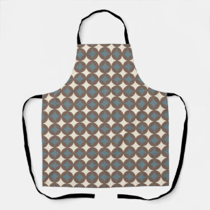 Retro Colours Mid Century Modern Circles Apron