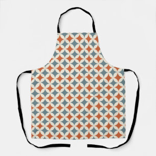 Retro Colours Mid Century Modern Circles Apron