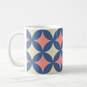Retro Colours Mid Century Modern Circles Coffee Mug