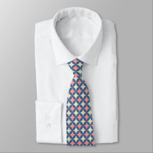 Retro Colours Mid Century Modern Circles Tie