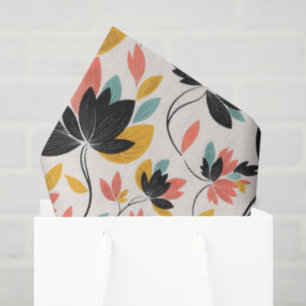 Retro Colours  Tissue Paper