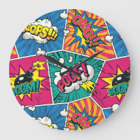 Retro Comic Book Explosion POOF Pop Art Time